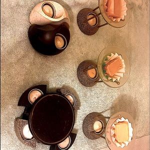 6 pc. Candle warmer set